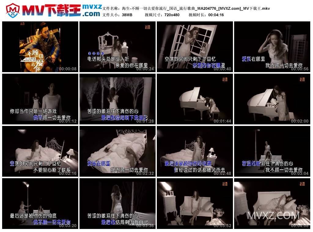 海生-不顾一切去爱你流行_国语_流行歌曲_MA204776